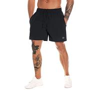 MOVEUP Hombre Pantalones Cortos con Bolsillos con Cremallera Pantalones Cortos Deportivos para Correr