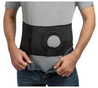 Movibrace Cinturón de ostomía abdominal para el cuidado postoperatorio después de la cirugía de colostomía o ileostomía (medio)
