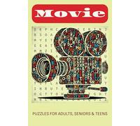 Movie Buff’s Mystery Word Search Puzzle Book: Fun and Challenging Puzzles Featuring Classic Films, Famous Actors, and Iconic Quotes | 6x9 inches, 106 pages | 50+ puzzles Gift for vacations, Holiday