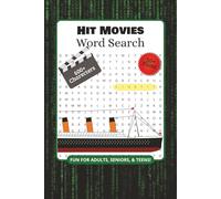 Movie Characters Word Search Puzzle Book: Movie/Film Character Word Search Puzzle Book: Word Searches with Easy to Read Print of Movies, Films, and ... for Vacations, Holidays, and Free Times