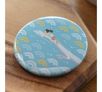 Movie co., ltd 900961 studio ghibli spirited away good luck tin badge