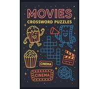 Movie Crossword Puzzles: Large Print Crossword Puzzles for Seniors about Films, Actors, Hollywood & More | 6x9 inches, 69 pages | 50+ Puzzles | Perfect Gift for Relaxation, Memory Boost and Fun