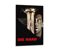 Movie Die Hard 1988 Poster Canvas Wand-Wandposter, Decoración, Pintura, Artes, Dormitorio, Salón, Oficina, Pintura, Moderna Decoración del Hogar, Arte de pared, Impresión de 08 x 12 pulgadas (20 x 30
