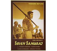 Movie Poster I Siete Samurai - Akira Kurosawa - Size:70x100 cm