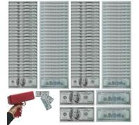 Movie Prop Money - Theatrical Fake Bills, Simulation Banknotes with Clear Prop Markings, Stack of Bills For Filming and Video Production, Educational Play Toy Teaching Counting Skills