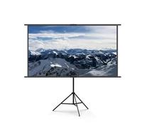 Movie Screen, Pantalla con Soporte Triangular único, Adecuada for Uso en oficinas, Salas de conferencias, Salas de Estar, dormitorios, campamentos al Aire Libre, etc.(60 Inch)