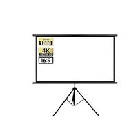 Movie Screen, Proyector con Soporte, Pantalla Blanca, 100 Pulgadas, Relación De Aspecto 16:9, Plegable Y Resistente A Las Arrugas, Lavable, Portátil