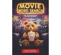 Movie Word Search Puzzles: Word Search with Easy to Read Print about Movies, Cinema and More | 6x9 inches, 120 pages | 50+ Puzzles ... Gift for Holidays and Relaxation