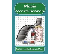 Movie Word Search: Word searches with easy to read print about movies, entertainment, actors, and more