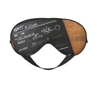 Movies Clapperboard Pattern - Antifaz para dormir de doble cara, cómoda y suave, con correa ajustable, bloquea la luz