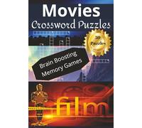 Movies Crossword Puzzles: Films Fun Quiz Book