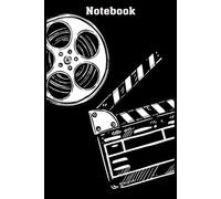 Movies, Film and Clapperboard Notebook: Wide Ruled Lined Journal 110-Page Composition book for Writing (6 x 9 Inches)