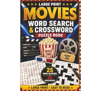 Movies Multi Puzzle Book: Brain games for Movie Lovers - The Ultimate Movie Puzzle Book for Adults