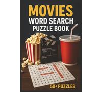 Movies Word Search Puzzle Book: Fun Word Searches with Easy to Read Print Featuring Movie Genres, Stars, and Film History | 6x9 Book, 110 Pages | Over ... Puzzles for Travel and Relaxation