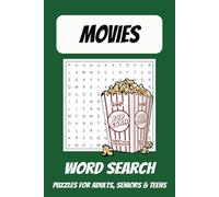 Movies Word Search Puzzle Book: Word Searches with Easy to Read Print about Movies, Films, Cinema, and More | 6x9 inches, 110 pages | 50+ Puzzles…Gift for Vacations, Holidays and Free Times