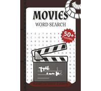 Movies Word Search Puzzle Book: Word Searches With Easy To Read Print About Movies, TV Series, Cinema and More | 6x9 inches, 110 pages | 50+ Puzzles … Gift for Vacations, Holidays And Free Times