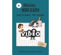 Movies Word Search Puzzle Books: Word Searches with Easy to Read Print about Movies, Cinema, Movie Night and more | 6x9 inches, 110 pages | 50+ Puzzles...Gift for Vacations, Holidays and Leisure Time!