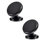 Móvil Coche, ivoler 2 Pack Soporte Magnético Móvil, Iman Coche Móvil/Soporte Car Mount 360° Rotación para Móviles Dispositivo GPS