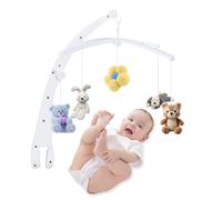 Movil Cuna Bebe, Soporte Móvil para Bebé - Movil Cuna Bebe para Niña & Niño, Carrusel cuna bebe para Colgar Campuna Bebé para Colgar Campanas de Viento, Juguetes, Soporte de Móvil para Cuna de Bebé