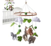 Móvil De Cuna Para Niña - 45x23cm Estimulante Visual Calmante - Diseño Agradable Para La De Cuna Versátil De Animal - Para Temas Relajantes Juego De Cama Para Moisés Niños Niñas