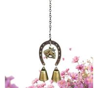 Móvil Giratorio de Viento, Relajante con Campana para Decoración - Figura de Caballo y de Metal para Hogar - Regalo para Mujeres Madres Hombres Jardín Navidad Exterior
