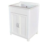 MÓVIL LAVABO CM. L60XP50XH85 EN RESINA DECORACIÓN CASA JARDÍN