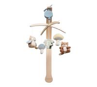 Little Dutch Forest Friends 8900 - Móvil con caja de música y soporte de madera FSC