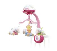 Móvil musical VTech Lumi 3 en 1 con proyector de estrellas y luz nocturna rosa
