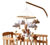 Móvil para Bebés Peluche Boho y Estrella de Dibujos Animados