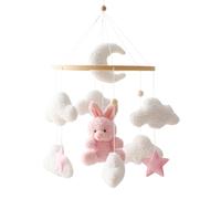 Móvil Para Cuna De Bebé - Cuna Colgando En Forma De Dibujos Animados Lindo, Suave De La Decoración De La Habitación De Los Niños Móvil Para Cunas De Conejo | 17.7 Pulgadas, Móvil Para El Co