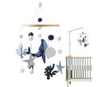Móvil Para Cuna De Bebé - Móvil De Habitación Infantil Neutra De Mar | De Aprendizaje Suave Para Colgar Para , Cochecito, Parque Y Habitaciones De Niños | Decoración Calmante De