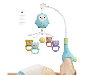 Móvil para cuna - Mobiles de guardería | campana de la cama | Mobile portátil para bebés con canciones de cuna calmantes, giratería giratoria de cunas móviles de cuna de cuna