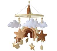 Móvil para cuna, Móvil para cuna de bebé, Bebé arcoíris de 9, 1x17, 7 pulgadas para, Móviles colgantes para guardería, Decoración de guardería Boho