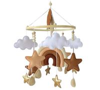 Móvil para cuna, Móvil para cuna de bebé, Bebé arcoíris de 9, 1x17, 7 pulgadas para, Móviles colgantes para guardería, Decoración de guardería Boho