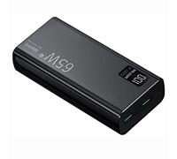 Móvil Portátil Batería Externa Cargador Portátil De 65W 50000Mah Power Bank, PD 20W QC3.0 Power Bank De Carga Rápida Batería Externa con Pantalla LED, Cargador De Energía De Emergencia para