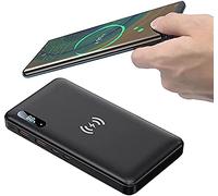 Móvil Portátil Batería Externa Power Bank Inalámbrico 50000Mah PD 65W / 15W Cargador Portátil QC3.0 / QC4.0 / SCP Carga Rápida con 2 Entradas Y 3 Salidas (Qi Y USB C) Batería Externa para Te