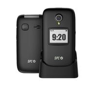 Móvil SPC Polaris con tapa abatible negra