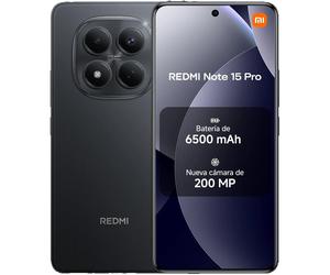 Móvil Xiaomi Redmi Note 15 Pro 4G Libre 8GB+256GB / 12GB+512GB, pantalla AMOLED FHD+ 6.77", MediaTek Helio G200 Ultra, cámara 200 MP, batería 6500 mAh (Cargador no incluido)