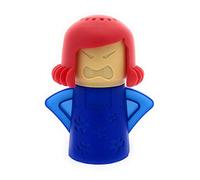 MovilCom® - Angry Mama Limpiador de Microondas Limpiador de Vapor de Acción Rápida de Cocina Elimina con Agua y Vinagre Desinfecta tu microondas sin detergente - Azul