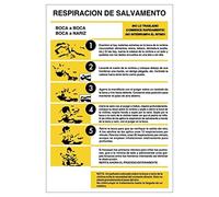 MovilCom® - SEÑAL PVC 0,3 RESPIRACION DE SALVAMENTO 300X400mm homologado nueva legislación (ref.RD61205)