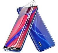Movilear Funda Carcasa 360º para Xiaomi Mi Note 10 Lite 4G, 360 Grados Resistente Full Body Delantera y Trasera Doble Cara Completa Entera Transparente FTST