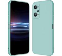 Movilear Funda Carcasa de Silicona Líquida para Realme GT Neo 2 5G / Neo 3T 5G, Interior de Microfibra Antigolpes Protección Gel Ultra Suave de Goma a Prueba de Choques y Arañazos FSUA (Verde)