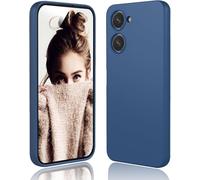Movilear Funda Carcasa de Silicona Líquida para Vivo Y03 4G / Y28S 5G, Interior de Microfibra Antigolpes Protección Gel Ultra Suave de Goma a Prueba de Choques y Arañazos FSUA (Azul)