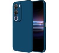 Movilear Funda Carcasa de Silicona Líquida para Vivo Y19S 4G, Interior de Microfibra Antigolpes Protección Gel Ultra Suave de Goma a Prueba de Choques y Arañazos FSUA (Azul)