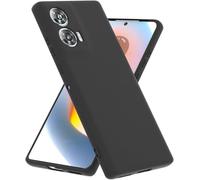 Movilear Funda Carcasa de Silicona Líquida para ZTE Blade A35e 4G, Interior de Microfibra Antigolpes Protección Gel Ultra Suave de Goma a Prueba de Choques y Arañazos FSUA (Negro)