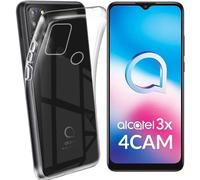 Movilear Funda Carcasa Gel Transparente para Alcatel 3X 4CAM 2020 4G, Ultra Fina 0,33mm, Silicona TPU de Alta Resistencia y Flexibilidad FGTR