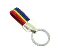 Movilear Llavero Original de Tela con Anilla de Acero Inoxidable Ideal para Personalizar Llaves, Bolso, Mochila Con Diseño de la Bandera LGTBI Orgullo Igualdad