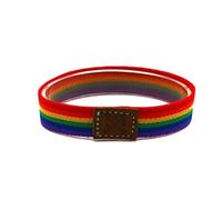 Movilear Pulsera De Tela Elastica Unisex Hombre y Mujer Ajustable Bandera LGTB LGTBI Orgullo Igualdad