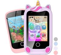Moviles niños - Smartphone Niño para y Niña con Llamadas, SOS, 17 Juegos, Linterna, Música, Mini teléfono móvil para Infantiles de 4-9 años Navidad Cumpleaños Regalo (Rosa)