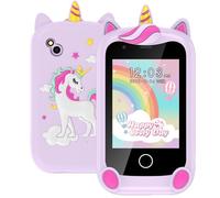 Moviles niños - Smartphone Niño para y Niña con Llamadas, SOS, 17 Juegos, Linterna, Música, Mini teléfono móvil para Infantiles de 4-9 años Navidad Cumpleaños Regalo (púrpura)